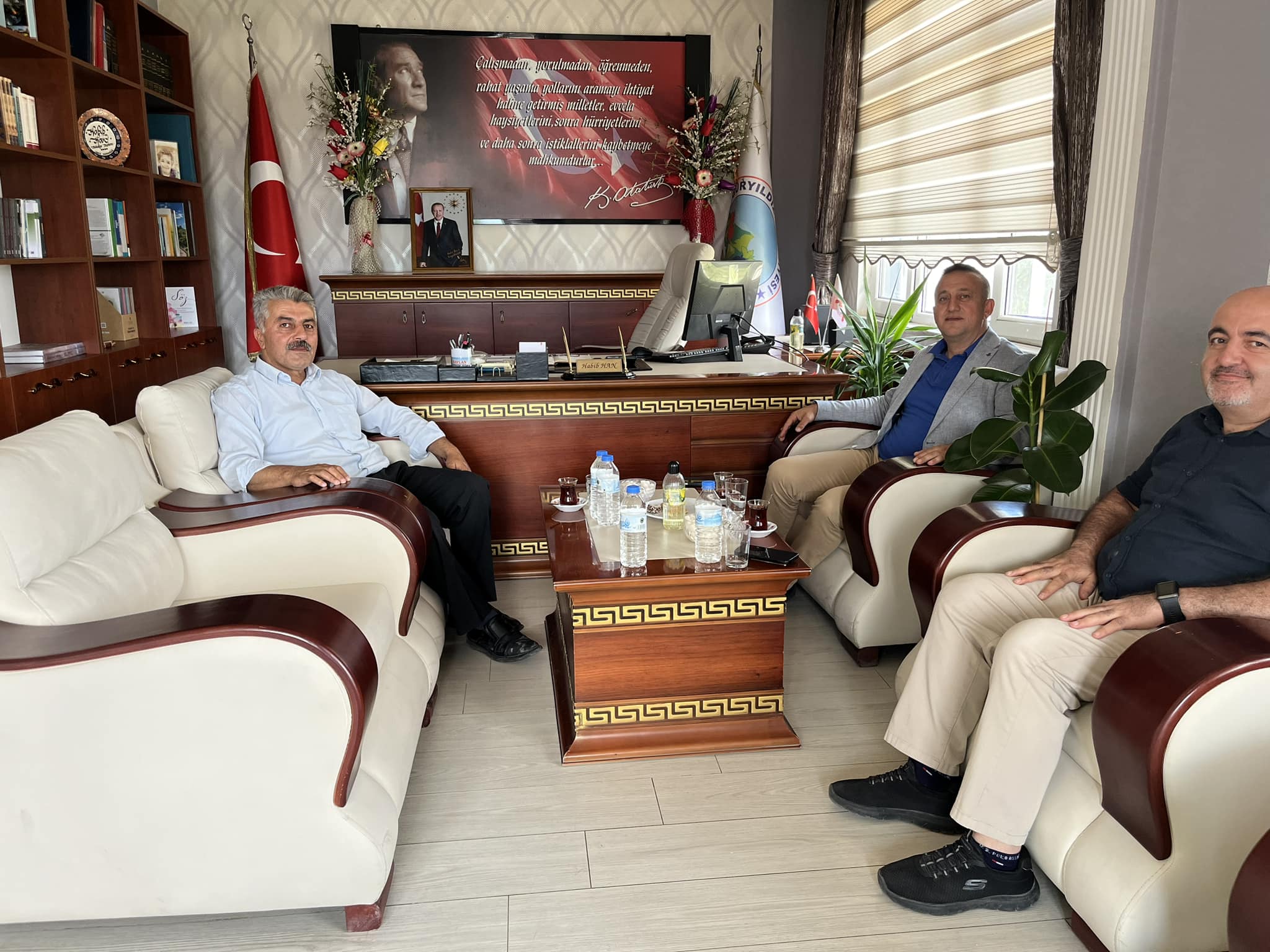 Turhal Belediye Başkanı Mehmet Erdem URAL 'ın Beldemizi ziyareti.